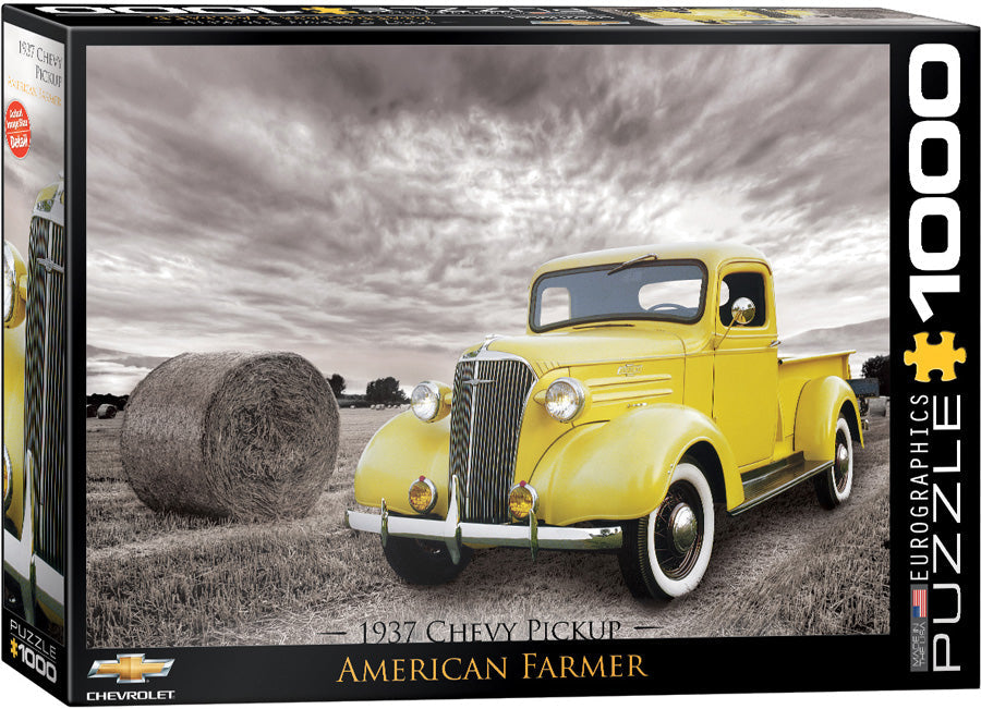 Puzzle: American Car Classics - 1937 Chevy Pick-up American Farmer