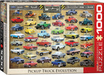 Puzzle: Automotive Evolution Charts - Pickup Truck Evolution