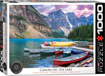 Puzzle: HDR Photography - Canoes on the Lake