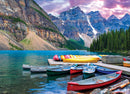 Puzzle: HDR Photography - Canoes on the Lake