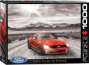 Puzzle: American Car Classics - 2015 Ford Mustang GT Fifty Years of Power