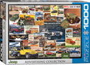 Puzzle: Vintage Car Art - Jeep Advertising Collection