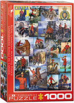 Puzzle: Canadian Vintage Art - RCMP Collage