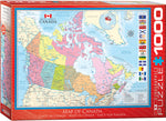 Puzzle: Maps & Flags - Map of Canada