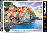 Puzzle: HDR Photography - Manarola Cinque Terre Italy Mediterranean Oasis