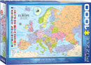 Puzzle: Maps & Flags - Map of Europe