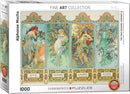 Puzzle: Fine Art Masterpieces - The Four Seasons (Variant 3) by Alphonse Mucha