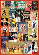 Puzzle: Vintage Art Collages - Ballroom Dancing