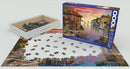 Puzzle: Artist Series - Mediterranean Harbor by Dominic Davison