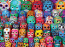 Puzzle: Colors of World - Traditional Mexican Skulls