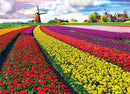 Puzzle: HDR Photography - Tulip Field - Netherlands