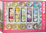 Puzzle: Vintage Tea Set collection - Colorful Tea Cups