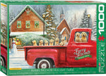 Puzzle: Artist Series - Furry Friends Holiday Farm by Kevin Daniel