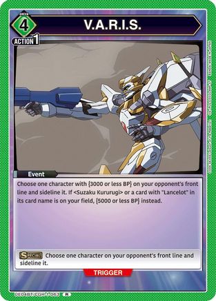 V.A.R.I.S. (UE04BT/CGH-1-063) - UE04BT CODE GEASS Lelouch of the Rebellion Foil
