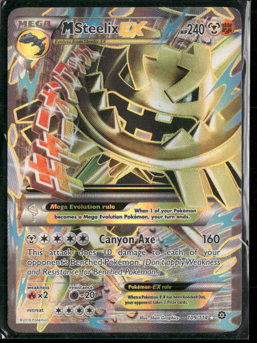 steelix ex pokemon card value Steelix EX (Full Art) 108/114