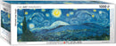 Puzzle: Panoramic Puzzles - Starry Night Panorama (Expanded from original) by Vincent van Gogh