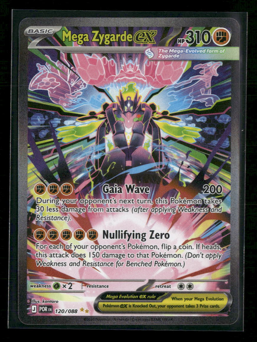 zygarde ex pokemon card price ME03: Perfect Order Mega Zygarde ex #120/088 – Ralphie's Funhouse