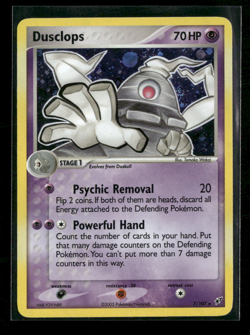 dusclops pokemon card value Deoxys Dusclops #7/107 – Ralphie's Funhouse