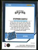 2024-25 Donruss Optic Blue Velocity Stephon Castle Rookie #254