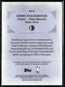 2025-26 Topps Signed & Sealed Gold Holo Foil Jerry Stackhouse #/50 Auto #BSI-JS