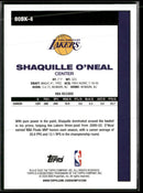 2025-26 Topps 1980-81 Basketball Gold Holo Foil Shaquille O'Neal #/50 #80BK-4