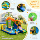 8-in-1 Jumping Castle with Slide and 520W Blower