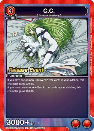 C.C. (076) (UEPR/CGH-1-076) - UE04BT CODE GEASS Lelouch of the Rebellion Release Event Cards