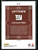 2025 Donruss Optic Uptown Cam Skattebo #5