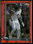 2025 Topps Chrome Orange Lava Refractor Talanoa Hufanga #94