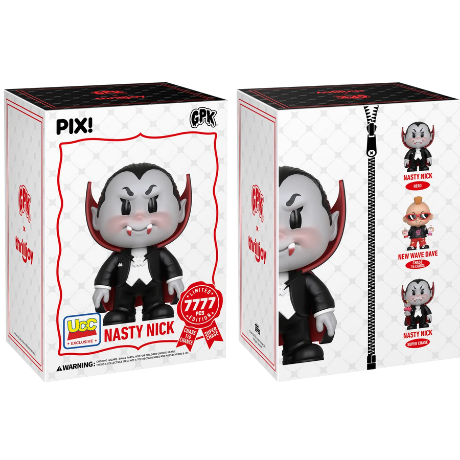 [Thrilljoy] [EXCLUSIVE] Garbage Pail Kids - Nasty Nick LE7777 PIX Vinyl Figure (1 in 6 Chance at Chase)