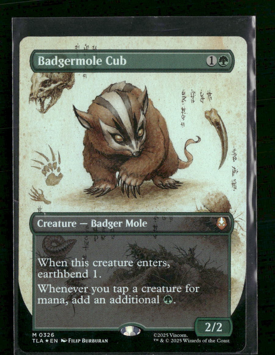 Avatar: The Last Airbender Badgermole Cub (Borderless) #326