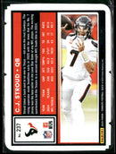 2025 Donruss Press Proofs Black Die Cut C.J. Stroud #/1 #237
