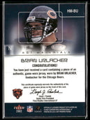 2002 Fleer Hot Prospects Hot Materials Brian Urlacher #HM-BU