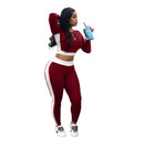 Hot sale big stripe sports suit