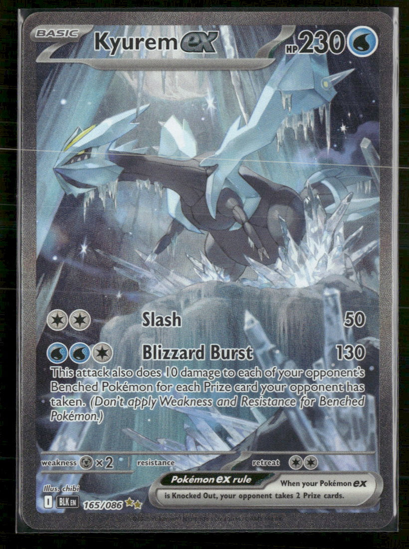 kyurem ex pokemon card value SV: Black Bolt #165/086 – Ralphie's Funhouse popledhoca 96 Artist Top 30 Pokemon cards Booster Packs:4 Booster Packs