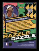 2023-24 Panini Mosaic Razzle Dazzle Shai Gilgeous-Alexander #5