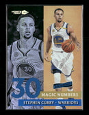 2016-17 Panini Aficionado Magic Numbers Stephen Curry #4