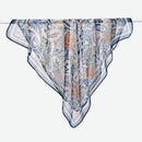 Versatile Printed Thin Square Scarf