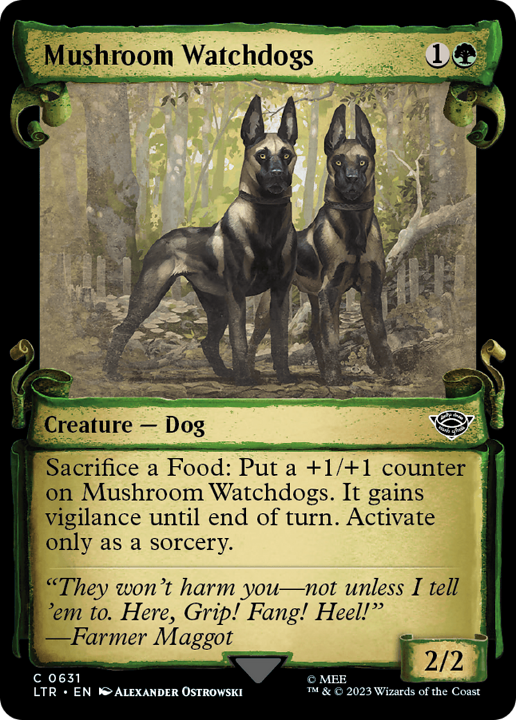 Mushroom Watchdogs (LTR-631) - The Lord of the Rings: Tales of Middle-earth: (Showcase) Foil
