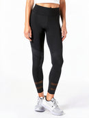 Freshman Juniors Mesh-Inset Leggings, Size Large