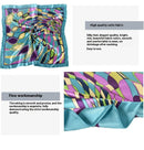 Geometric Silk Large Kerchief Women's Headscarf