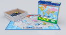 Puzzle: Educational Charts for Kids - Modern Map of the World