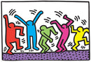 Puzzle: Fine Art For Kids - Dancing by Keith Haring