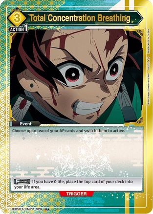 Total Concentration Breathing (029) (U*) (UE05BT/KMY-1-029) - UE05BT Demon Slayer Kimetsu no Yaiba Foil