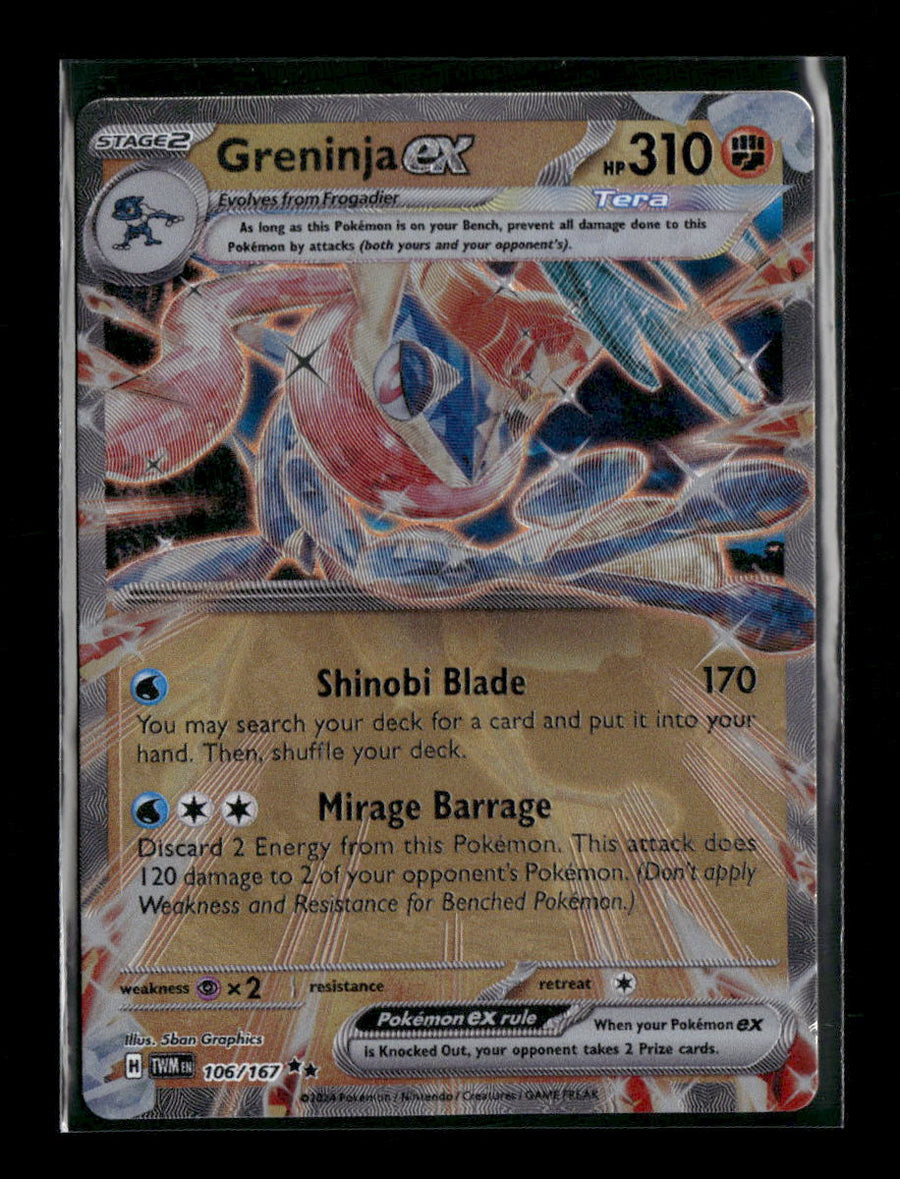 Greninja ex (GameStop Metal Card) #106/167