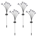 Solar Skull Lights Outdoor Halloween Decorations 4 Pack