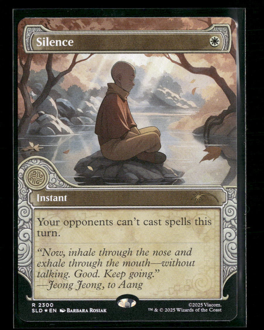 Secret Lair Drop Series Silence (Rainbow Foil) #2300