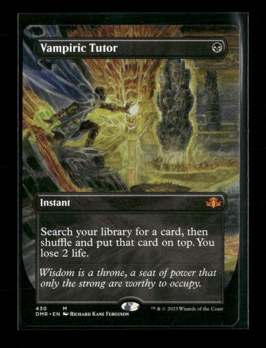 Dominaria Remastered Vampiric Tutor (Borderless) #430