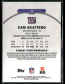 2025 Finest Orange Geometric Refractor Cam Skattebo Rookie #/25 #18