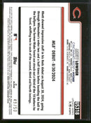 2025 Topps Update Gold Diamante Foil Rhett Lowder #/50 #US318
